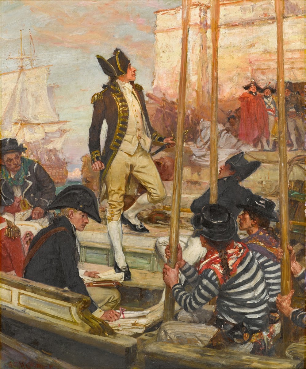 Lord Nelson at the Battle of Copenhagen