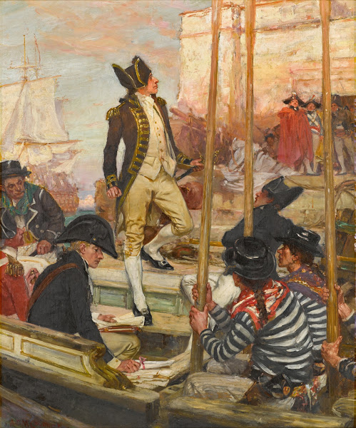 Lord Nelson at the Battle of Copenhagen
