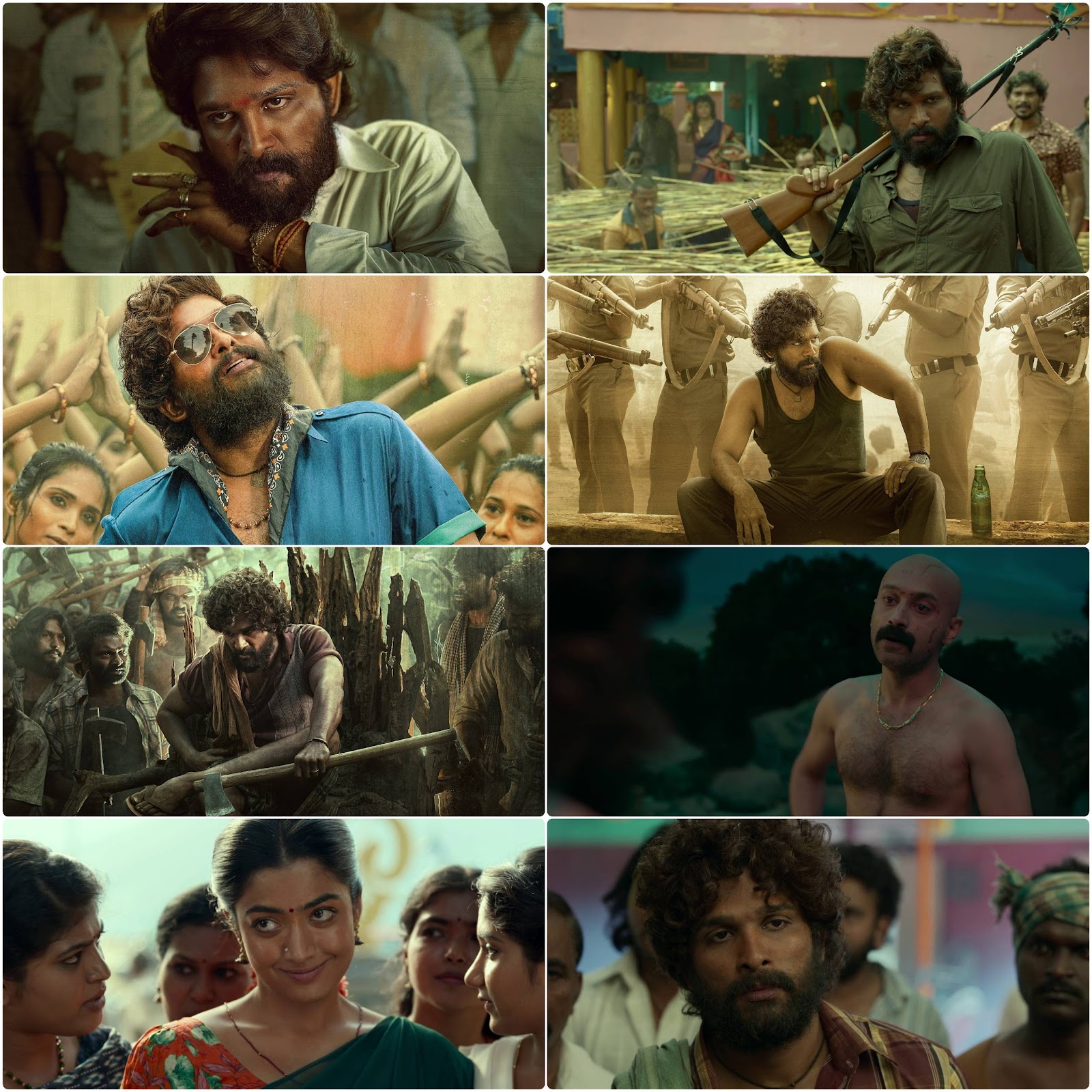 Pushpa - The Rise (2021) (Hindi + Telugu) Dual Audio UnCut South Movie BluRay HD Download screenshot 1
