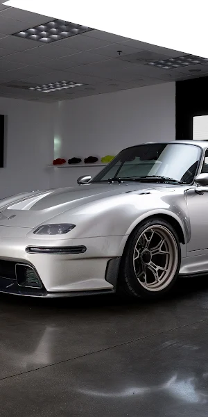 Porsche, Sports Car, Silver Car, Automotive Photography 4K Wallpaper Background