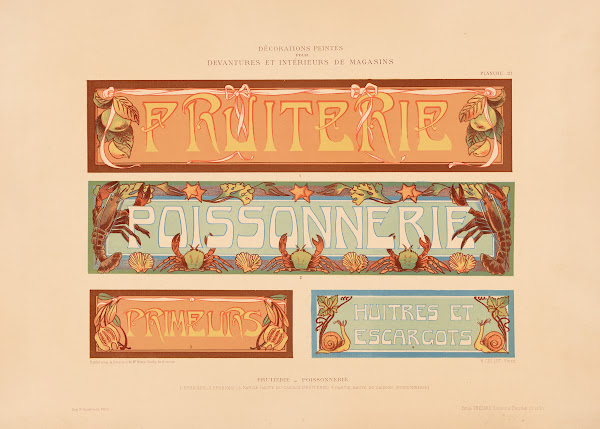 Fruiterie et Poissonnerie 1905