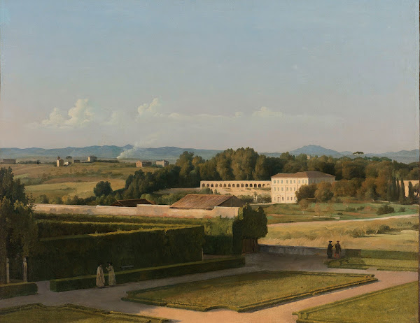 View of the Gardens of Villa Medici 1811   1816