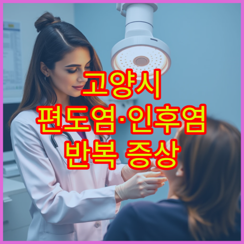 고양시 편도염·인후염 반복 증상 검사와 치료 잘하는 병원 안내