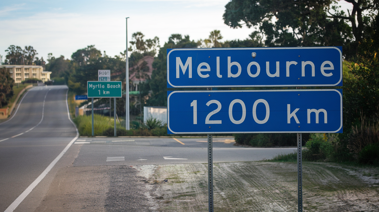 How Many Stops from Myrtle Beach to Melbourne