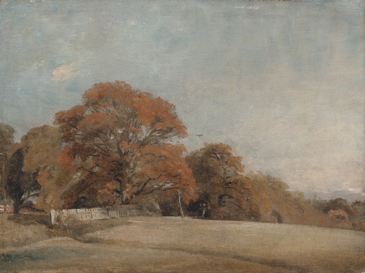 An Autumnal Landscape at East Bergholt 1805 1808