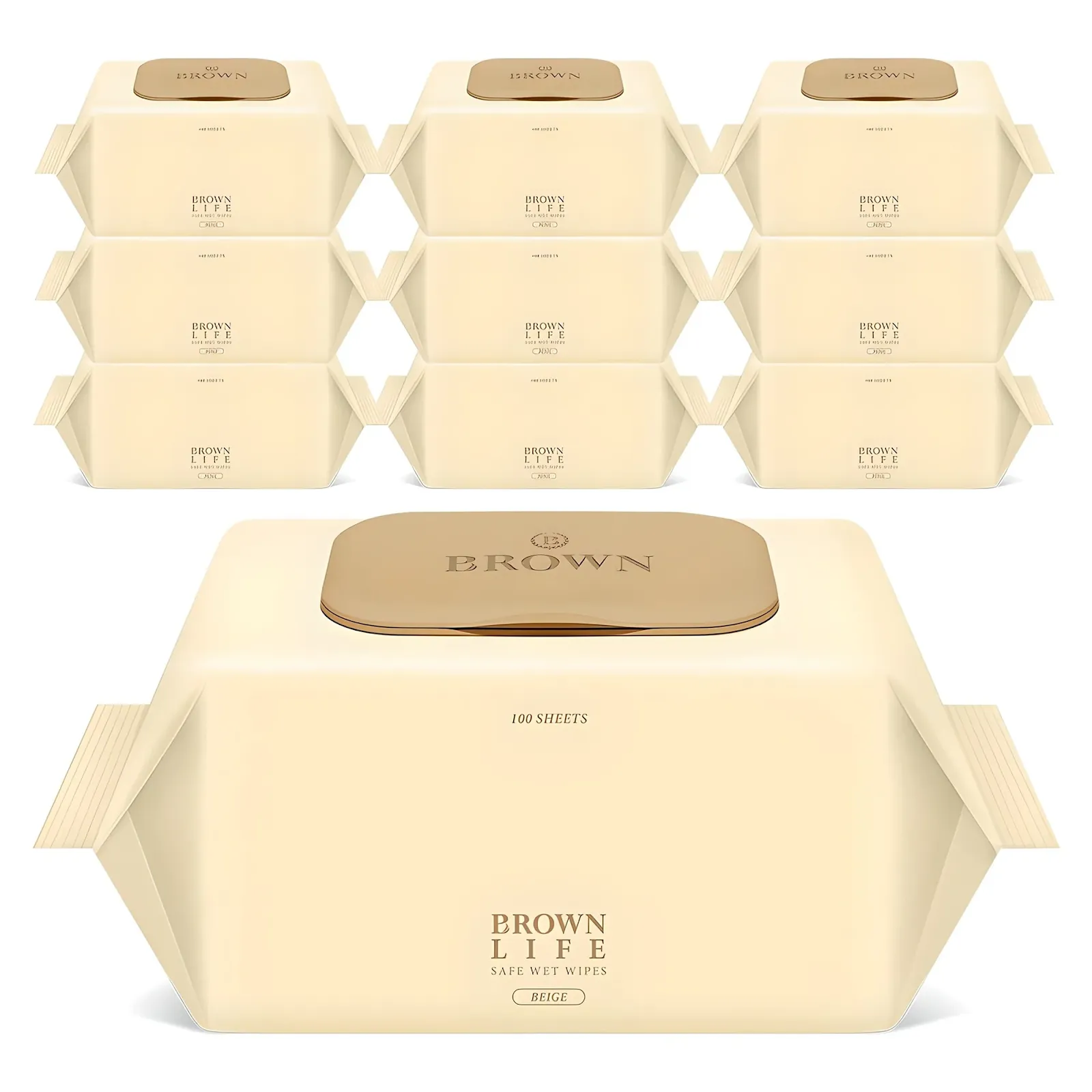 브라운라이프 베이지 물티슈 6개월째 쓰는 중인데 두께감이 남달라요