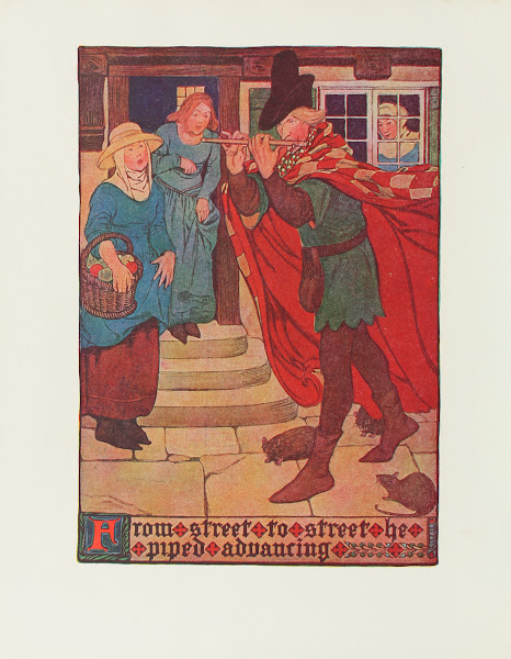 From street to street he piped advancing 1910