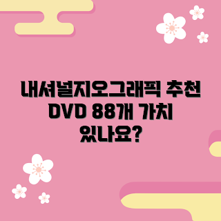 내셔널지오그래픽DVD, 내돈내산 추천, 다큐멘터리 매니아, 가치 있는 DVD, 교육용 콘텐츠