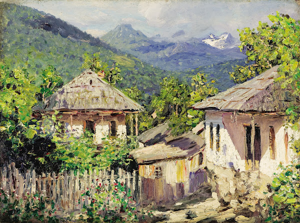 Village Scene 1911