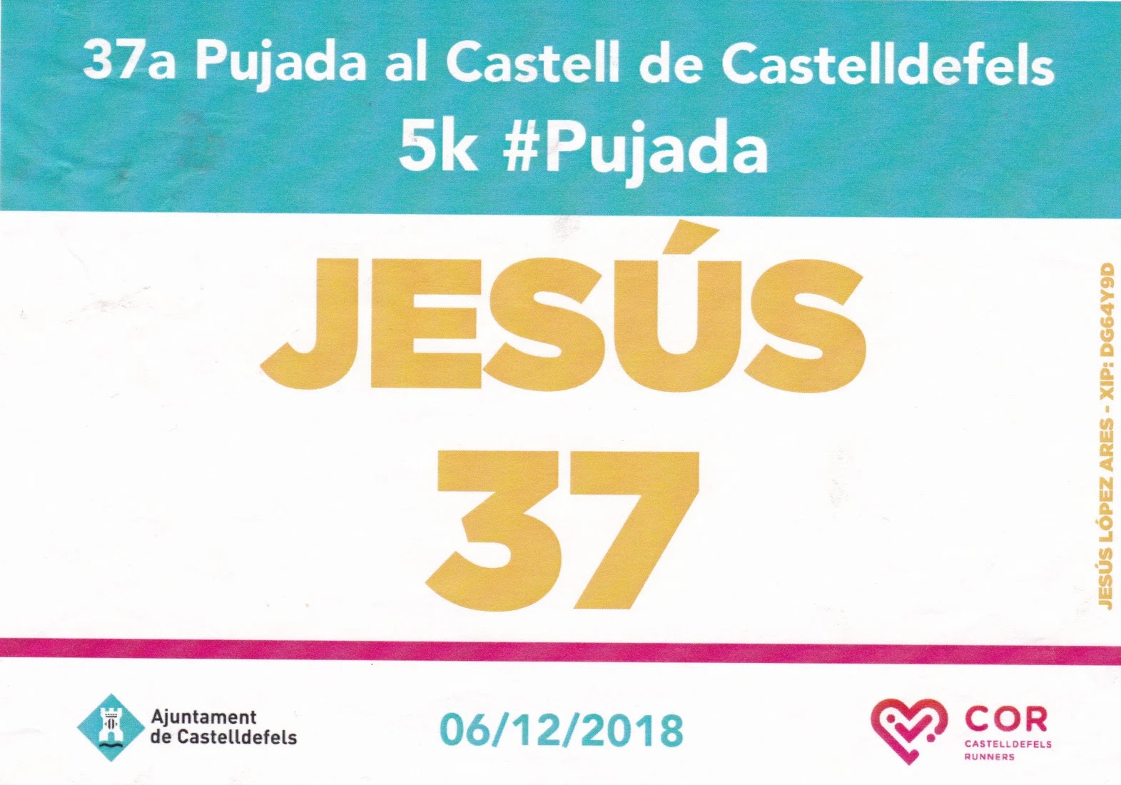 Dorsal de Pujada al Castell