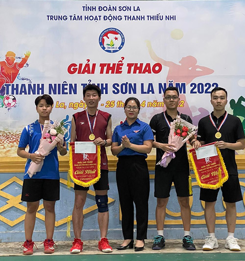 Đoàn thể thao Trường Đại học Tây Bắc tham dự Giải thể thao thanh niên tỉnh Sơn La năm 2022