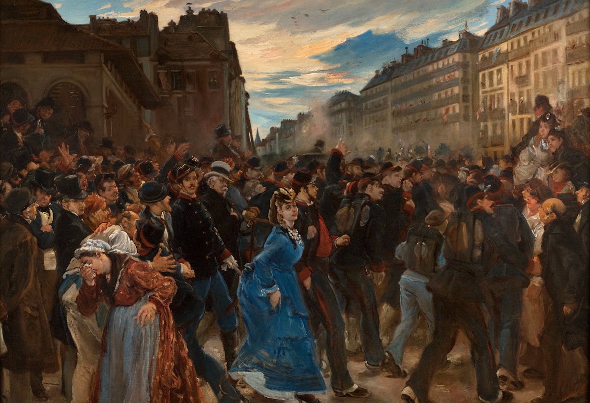 The Departure Of Mobiles In July 1870 1879
