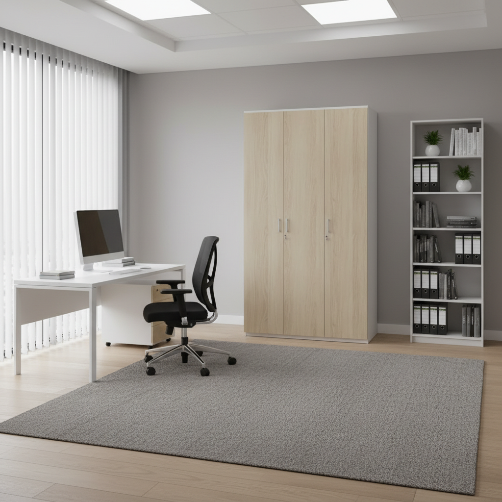RADAR Color Full Height Three-Door Storage (File) Cabinet