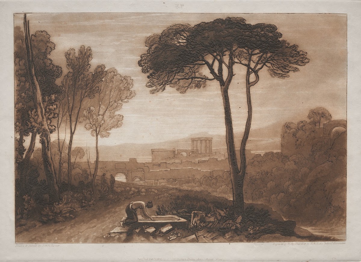 Scene in the Campagna 19th century