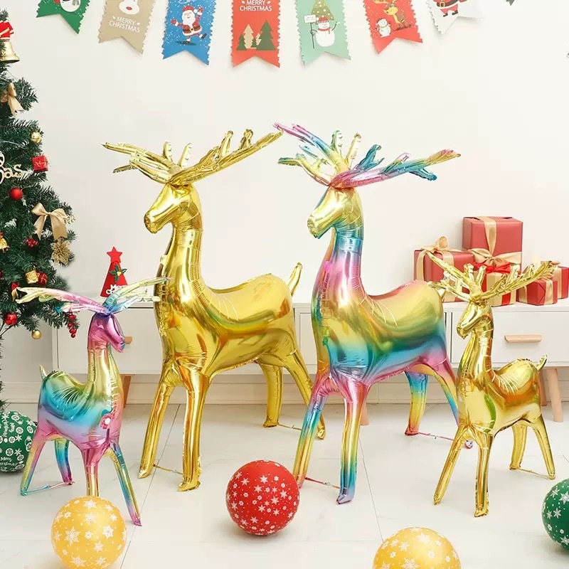 3D Christmas Decoration made of Aluminum Foil
