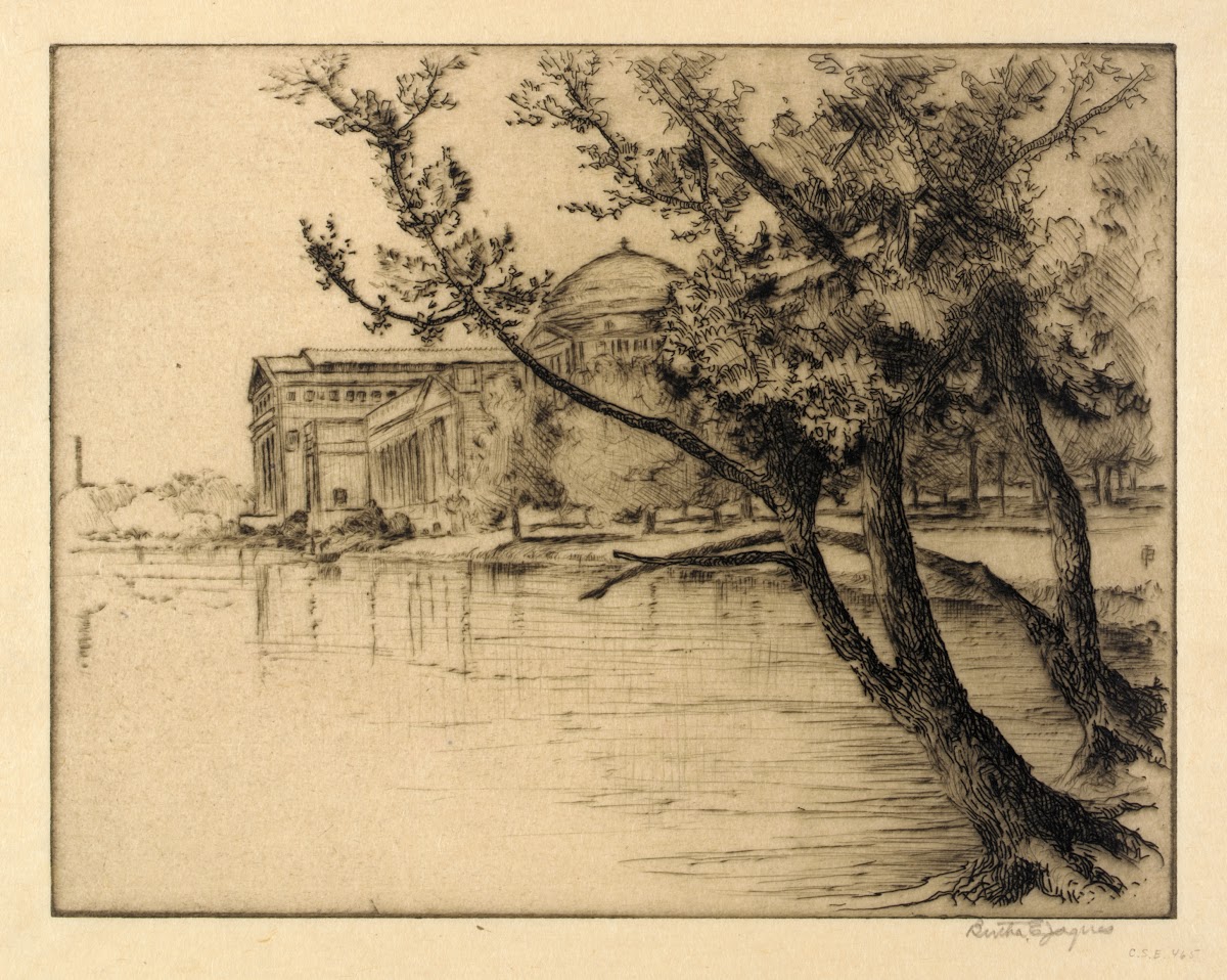 Fine Arts Building Looking West 1893 1905