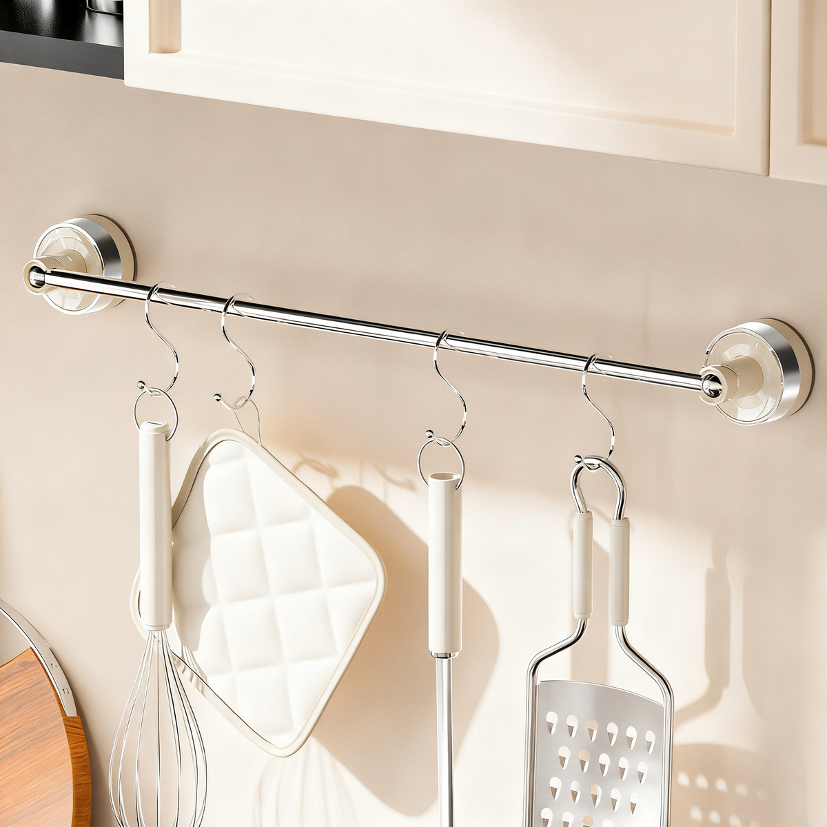 Extendable Suction Cup Shoe Rack for Bathroom