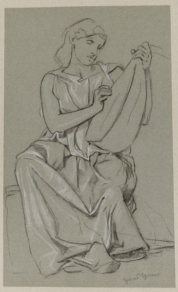 Woman Playing the Lute 1895