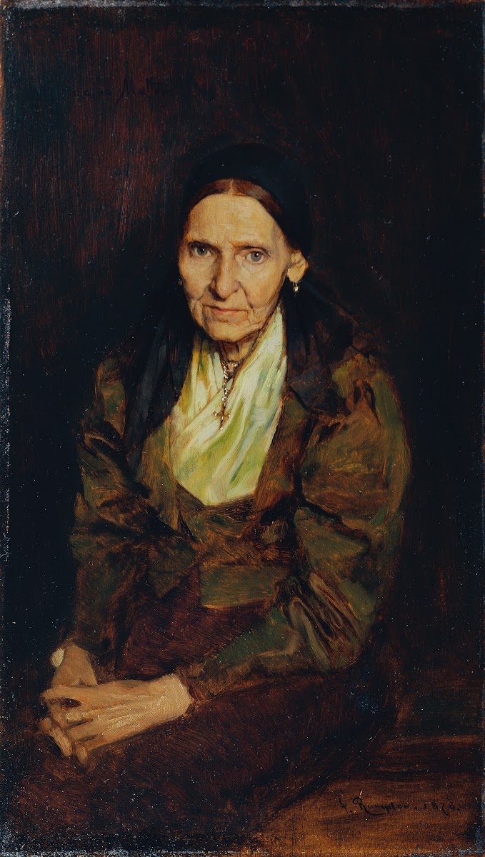 Die Mutter des Künstlers 1878