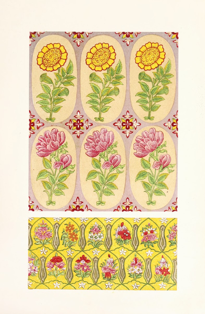 Persian Designs for Textile Fabrics 1858