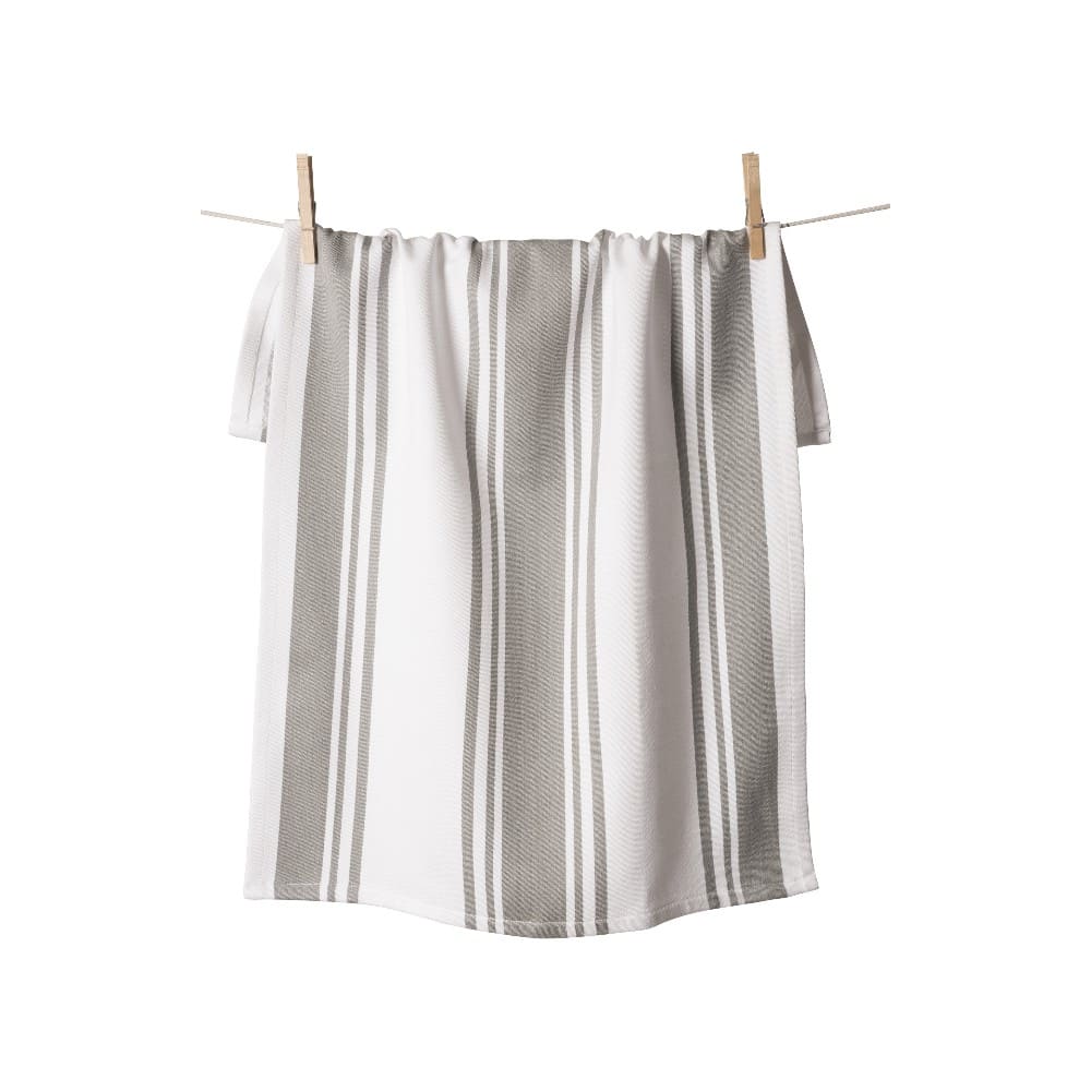 Toalla de cocina de algodón KAF Home™ a rayas, color gris