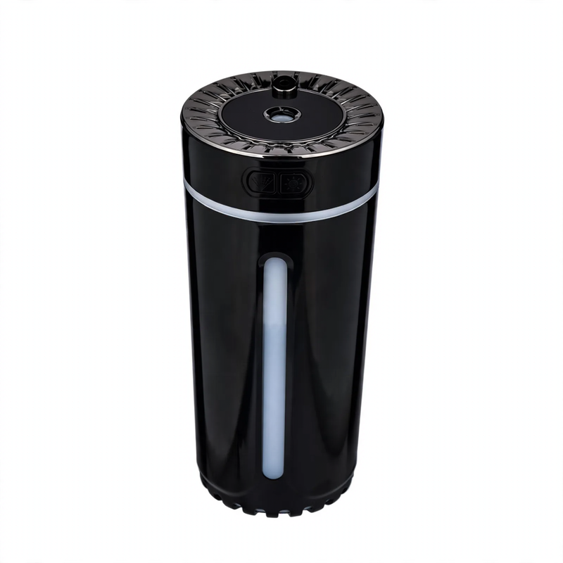 Car air freshener with spray function and humidity