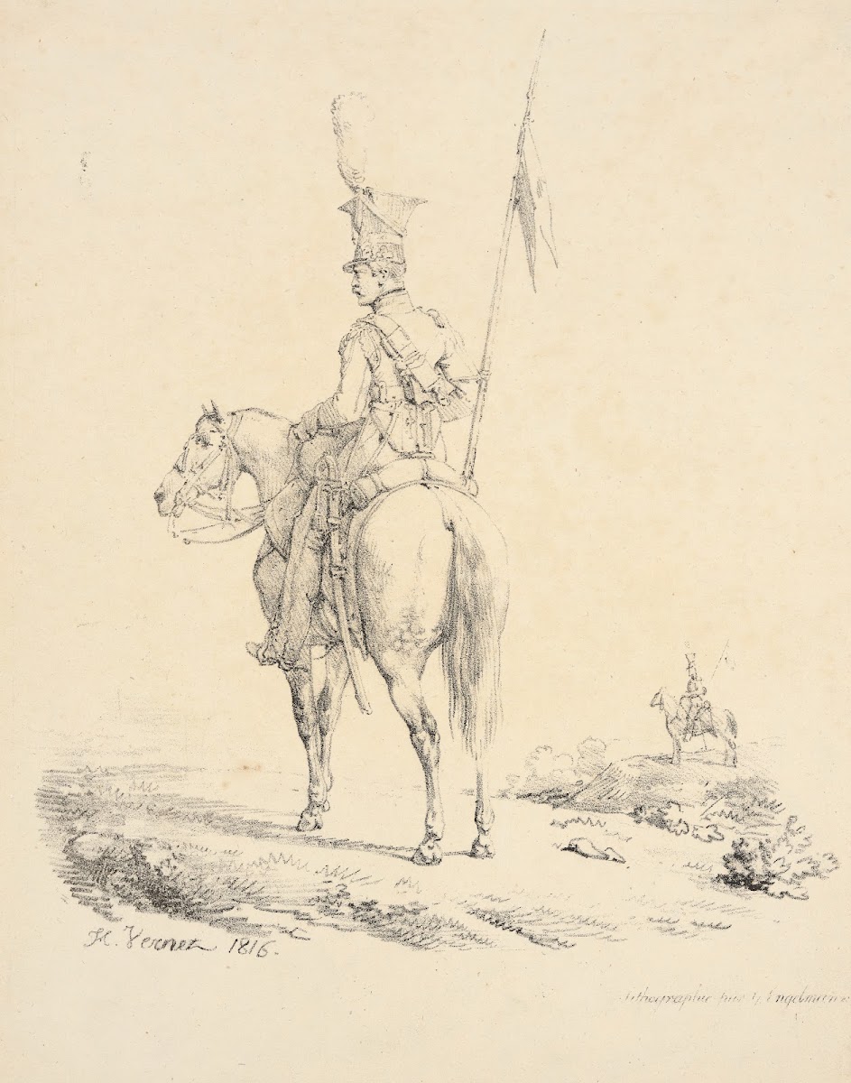 Military officer on horseback 1816