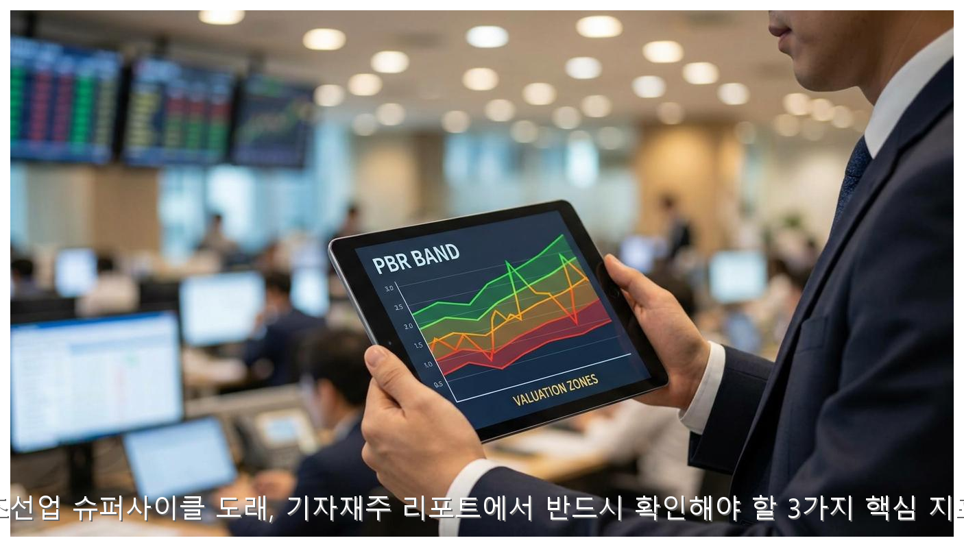 조선업 슈퍼사이클 도래, 기자재주 리포트에서 반드시 확인해야 할 3가지 핵심 지표 핵심 안내 및 분석 인포그래픽 (8)