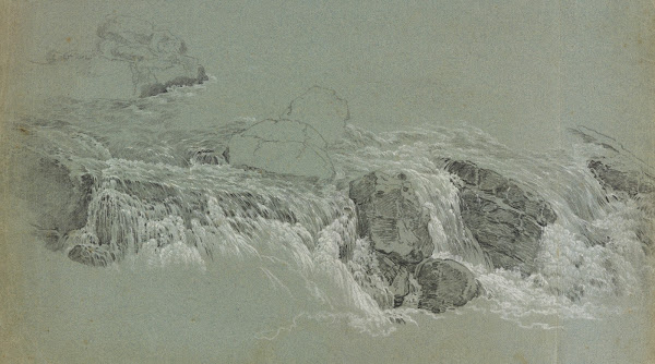 Studie eines Bergbaches