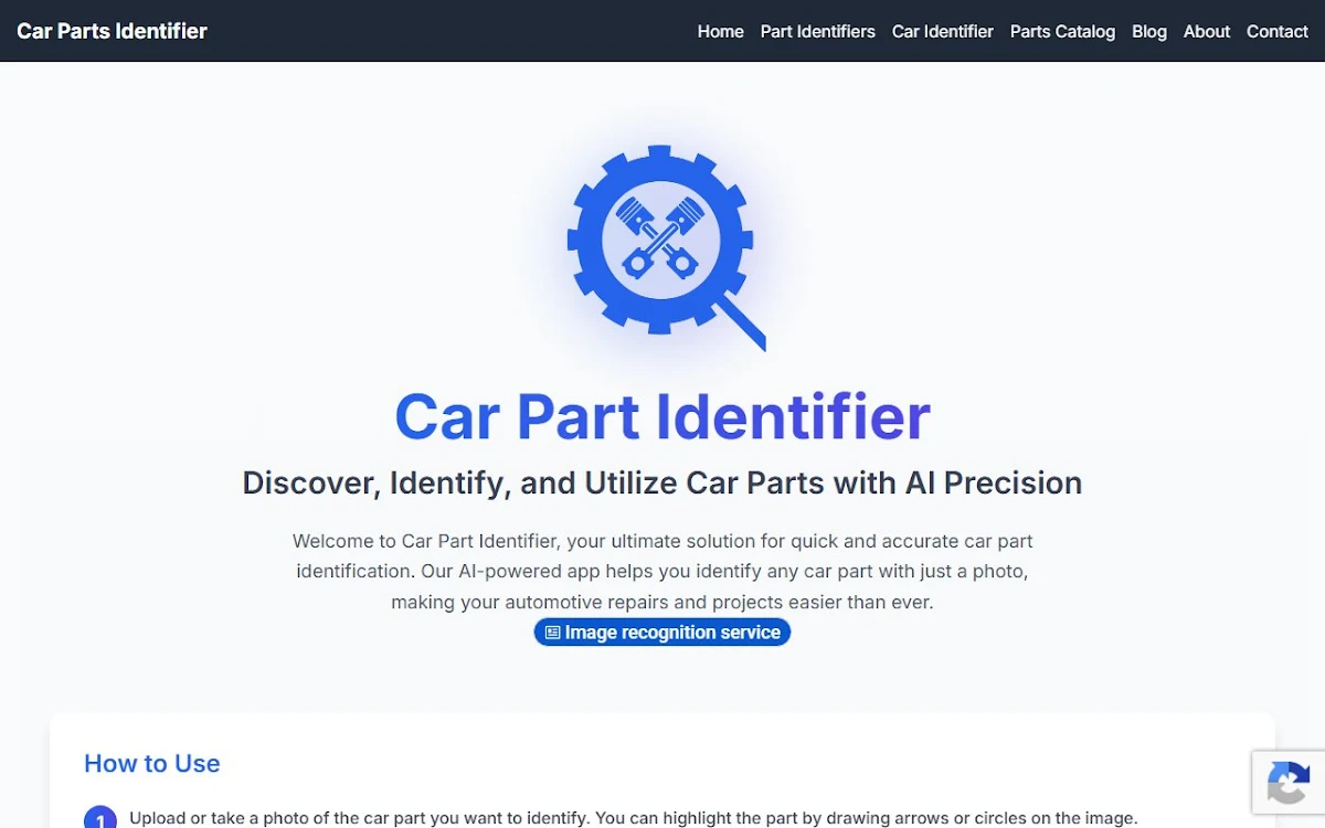 Captura de Car Part Identifier