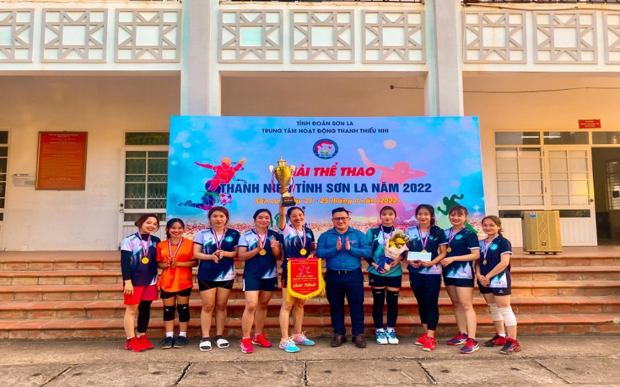 Đoàn thể thao Trường Đại học Tây Bắc tham dự Giải thể thao thanh niên tỉnh Sơn La năm 2022