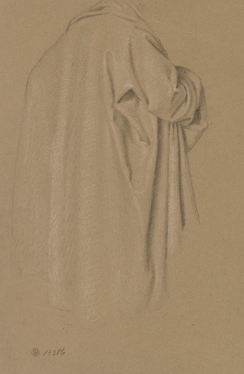 Figure wearing a coat