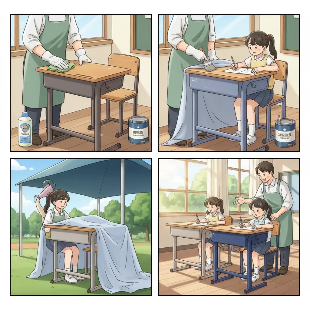 Cara Merawat Meja Sekolah Besi Agar Tidak Berkarat