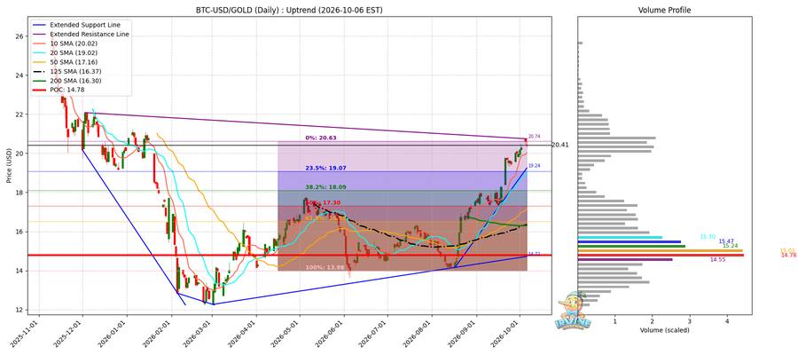 BTC vs Gold 비교