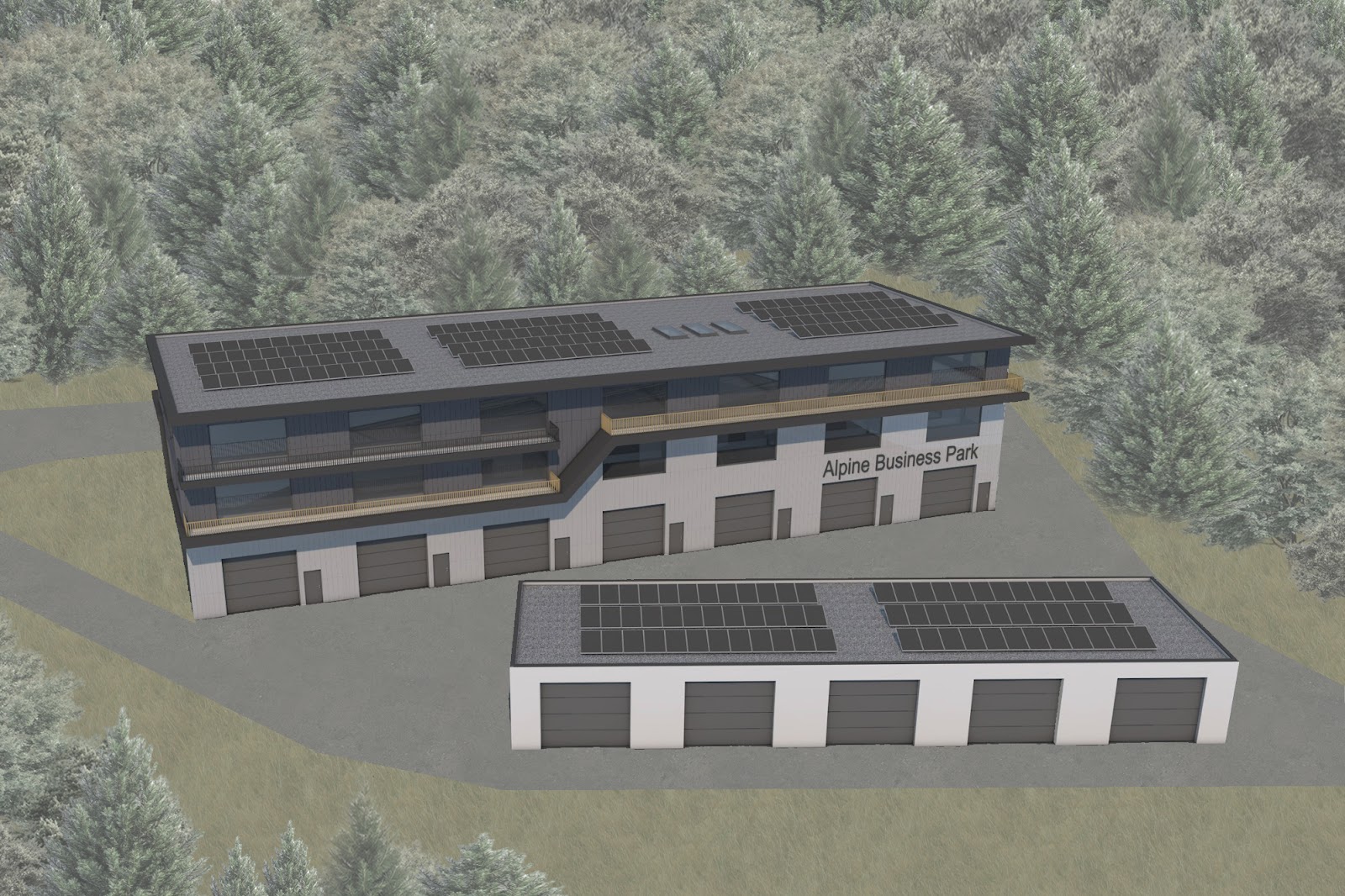 Alpine Business Park Gebäudeansicht