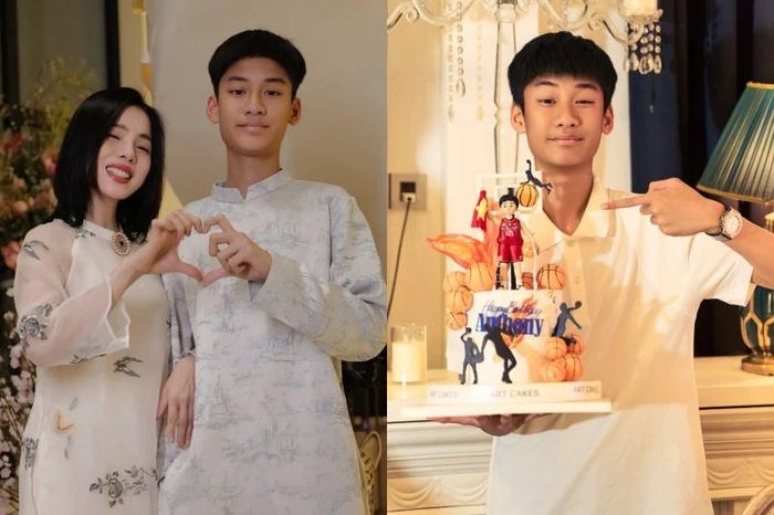 Con trai Lệ Quyên 15 tuổi cao 1m8, ngoại hình chững chạc gây chú ý - Báo Tri thức &amp; Cuộc sống