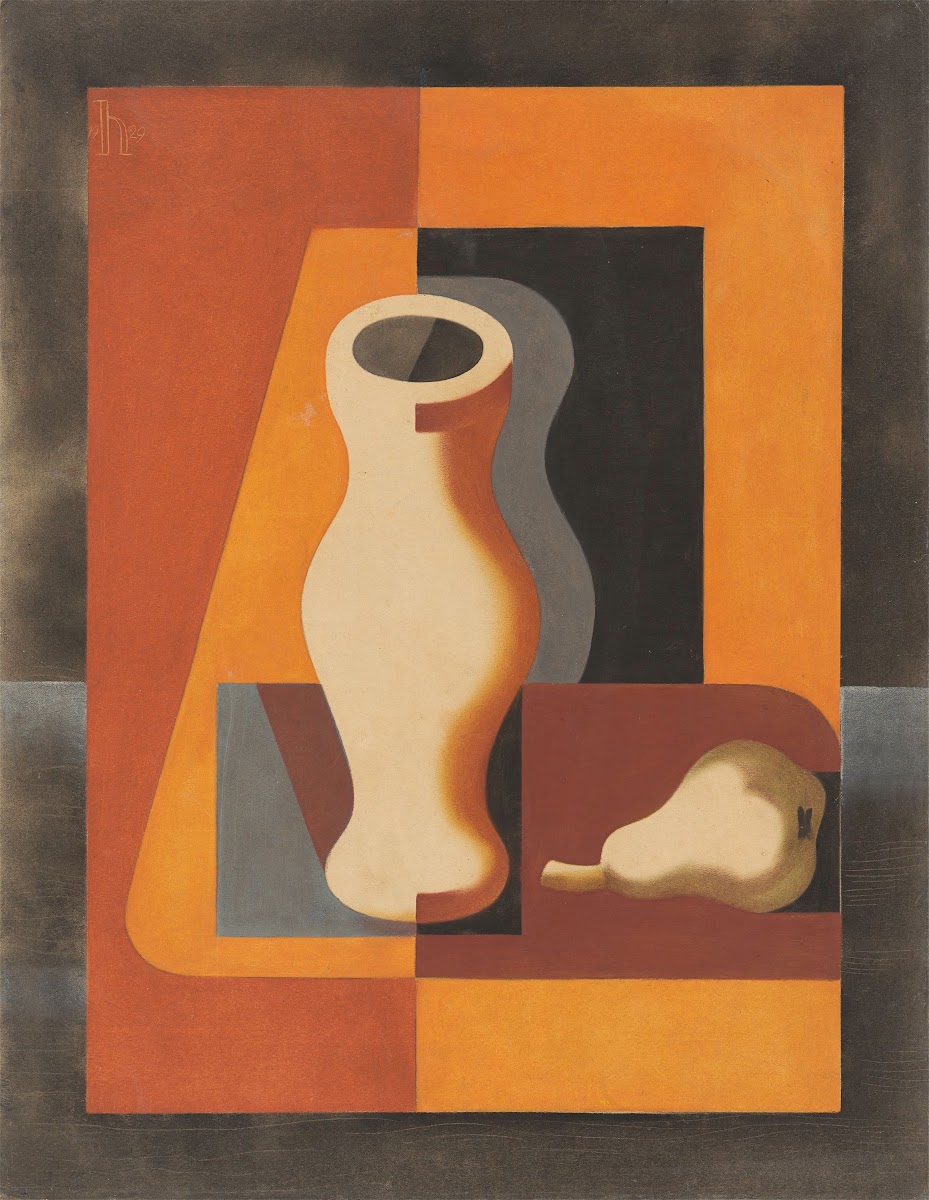 Stilleben mit Krug und Birne 1929