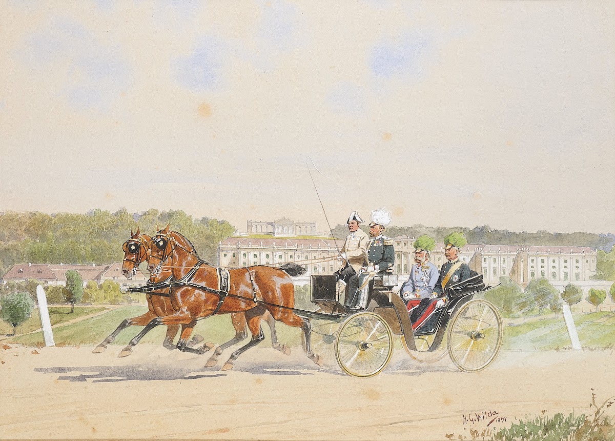 Ausfahrt in Schönbrunn