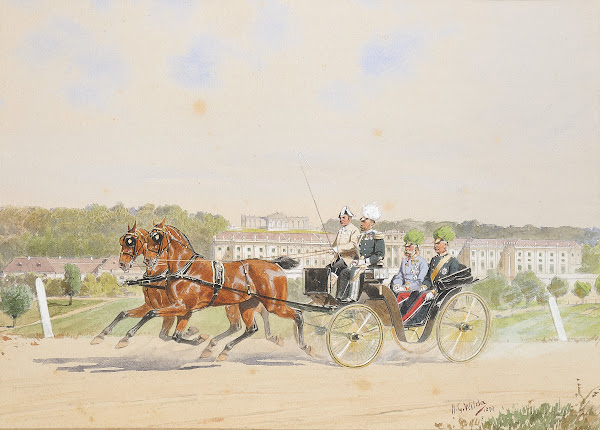 Ausfahrt in Schönbrunn
