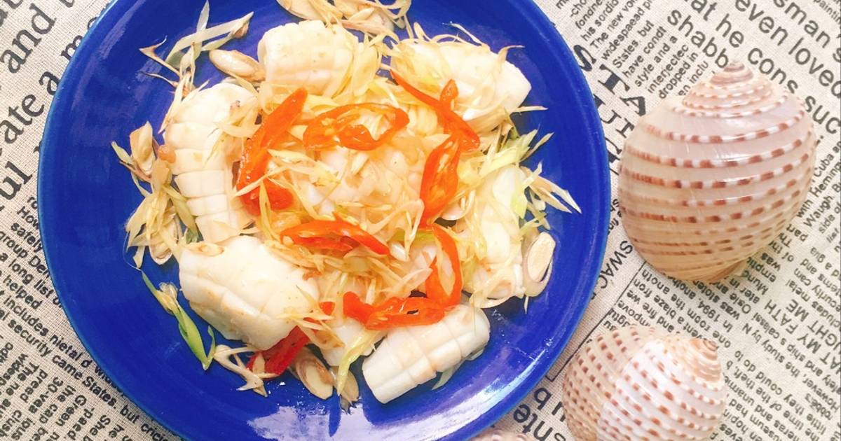 Mực Xào Sả Ớt