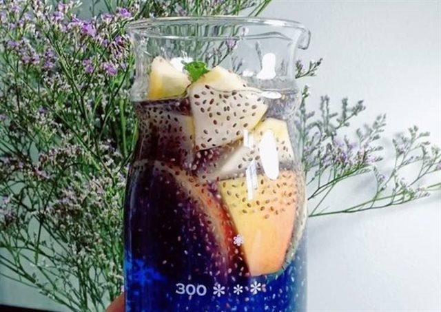 Detox Hoa Đậu Biếc Và Hạt Chia