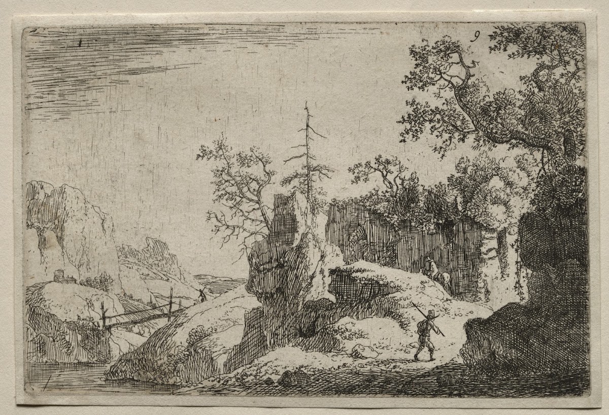 A Mountain Landscape c mid 17th century