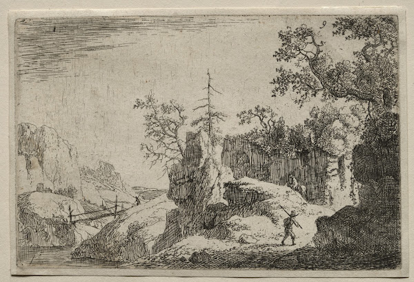 A Mountain Landscape c mid 17th century