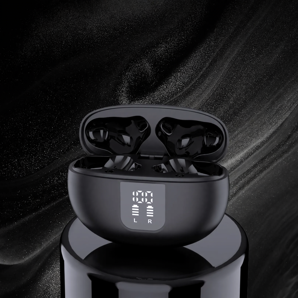 Wireless in-ear headphones with noise cancellation