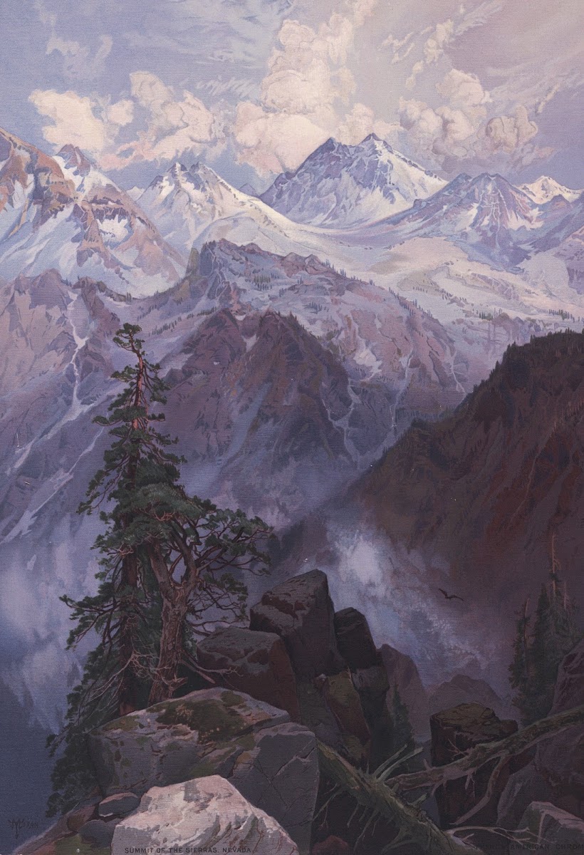Summit of the Sierras Nevada 1875