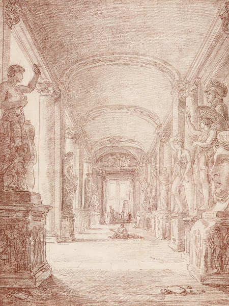 A Draftsman in the Capitoline Gallery 1765