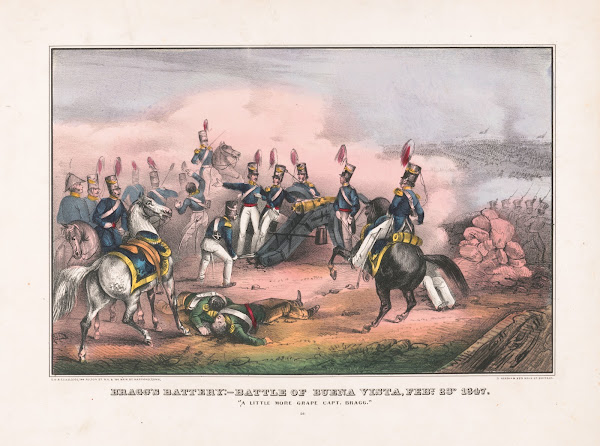 Braggs battery Battle of Buena Vista Feb 23rd 1847 1847