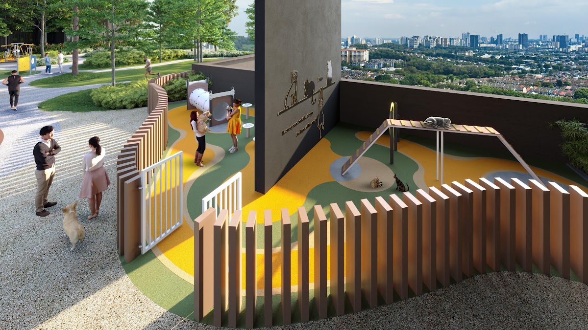 Avantro Residences — pet playground area