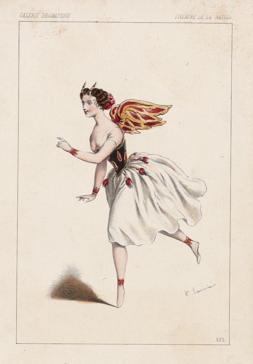 Melle Cerrito dans Le violon du diable 1849