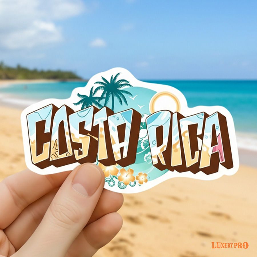 Adhesive sticker - white base